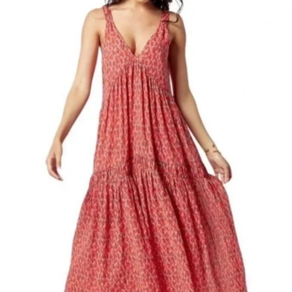 Joie Bondi Tiered Maxi‎ Lined Dress in Tea Rose. Size Extra Large.